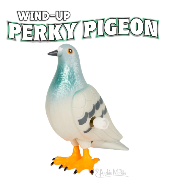 Wind-Up Perky Pigeon — Kards Unlimited
